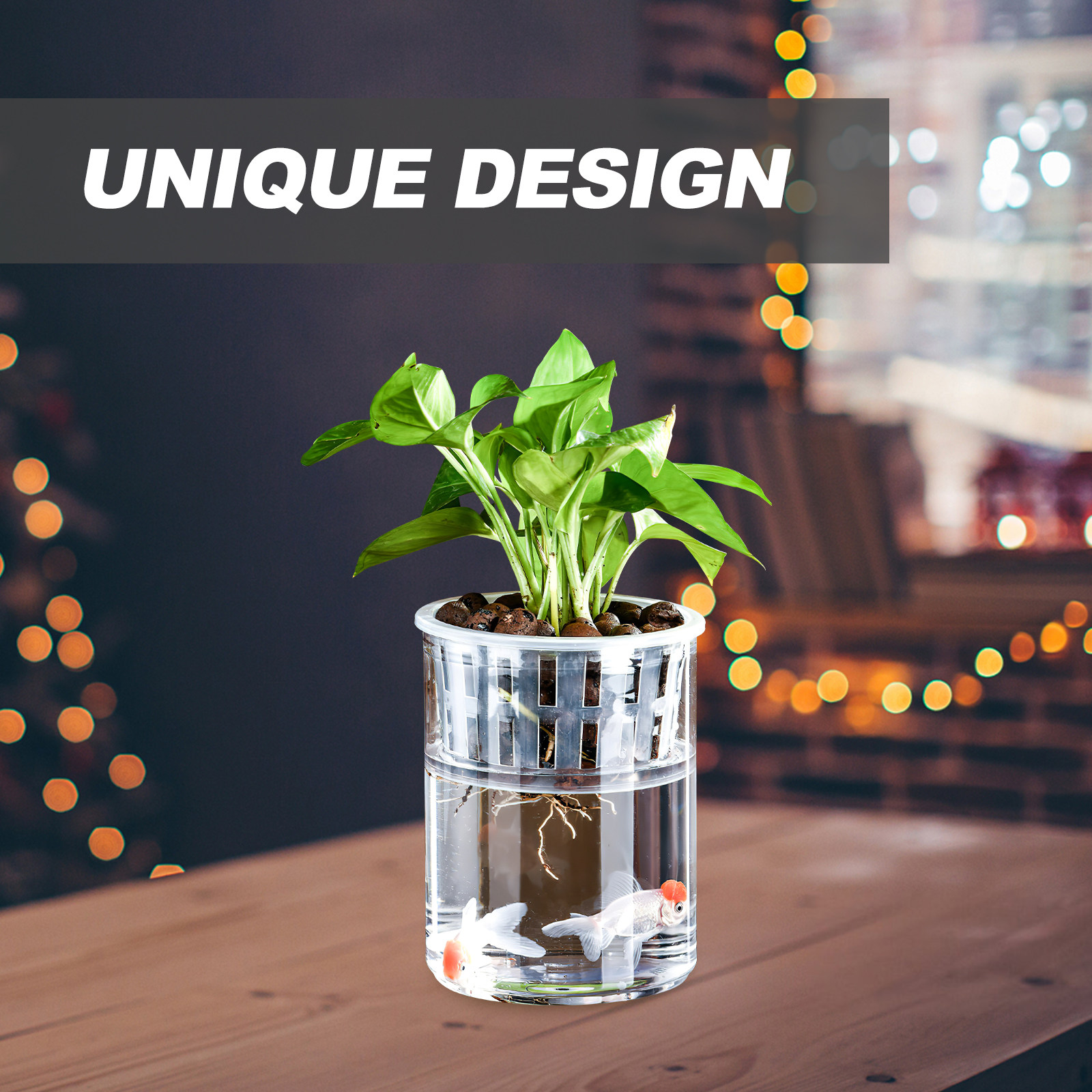 Desktop Plastic Fish Tank Clea - Planted Aquarium For Goldfish 评论和价格