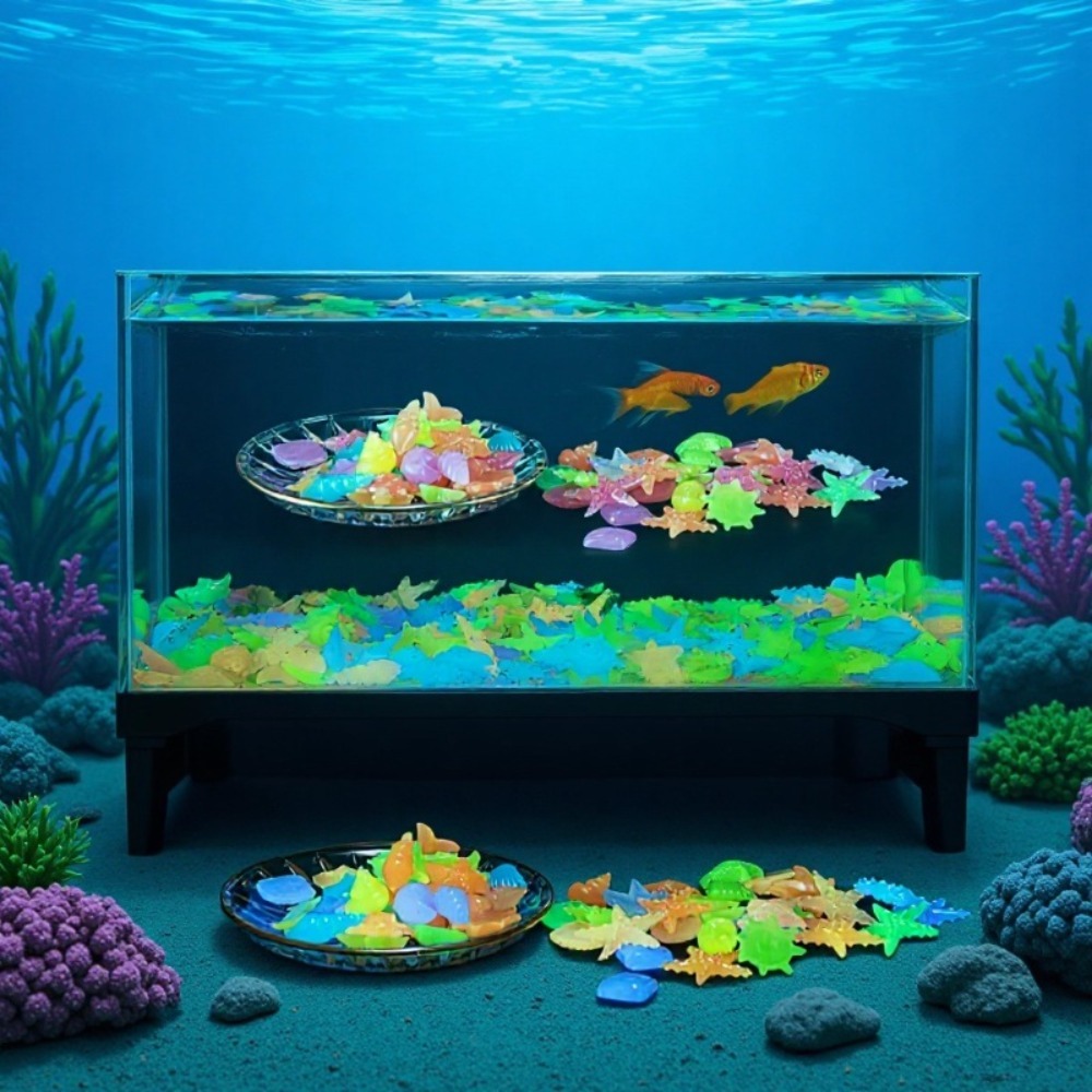 Glowing Luminous Ocean Stones  - Aquarium Planted Fish Tank 评论和价格