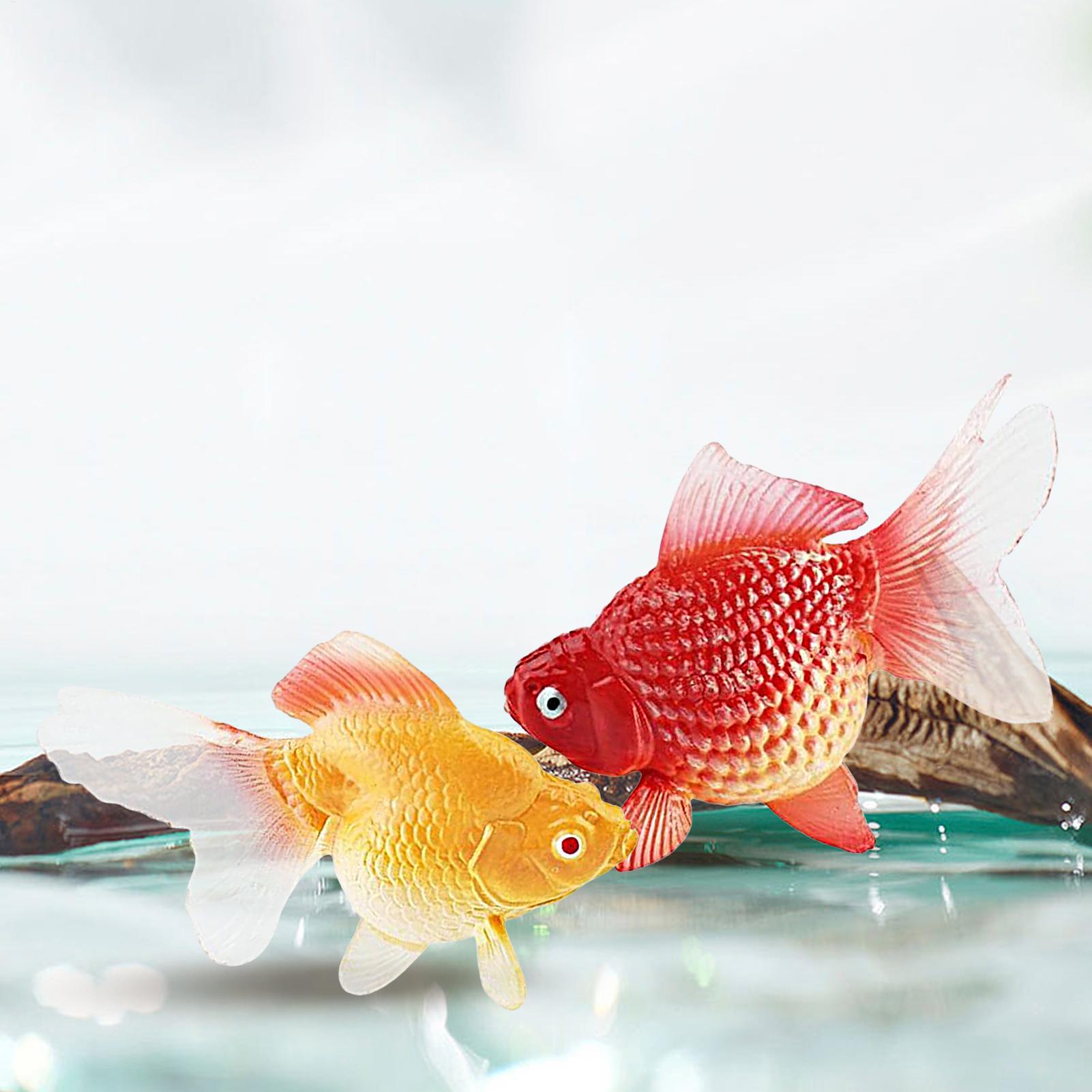 Fake Gold Fish 2Pcs/set Artifi - Planted Aquarium For Goldfish 评论和价格