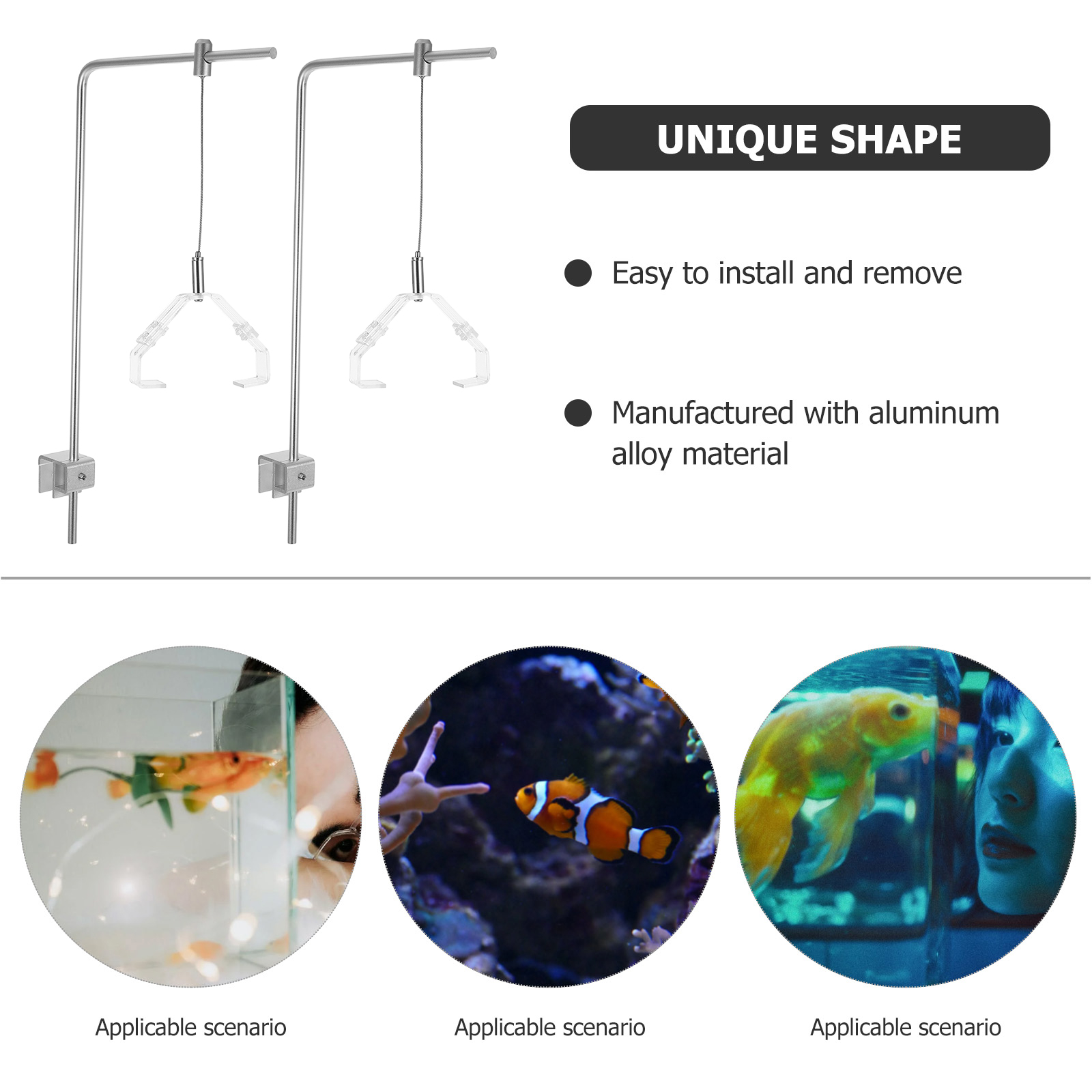 2pcs Aquarium Light Holder Wit - Aquarium Planted Fish Tank 评论和价格