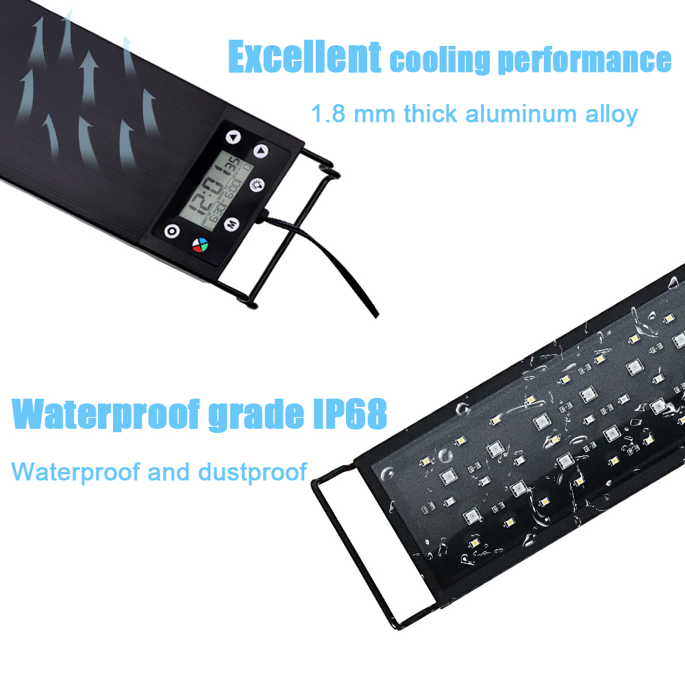 30-60cm Fish Tank 24/7 Full Sp - Planted Aquarium Pendant Light 评论和价格